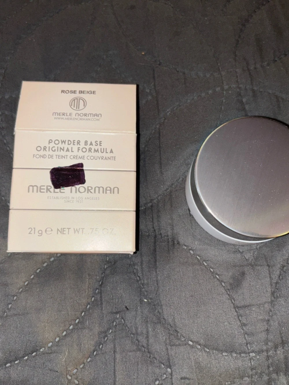 Merle Norman Powder Base.. Shade is ROSE BEIGE-NIB